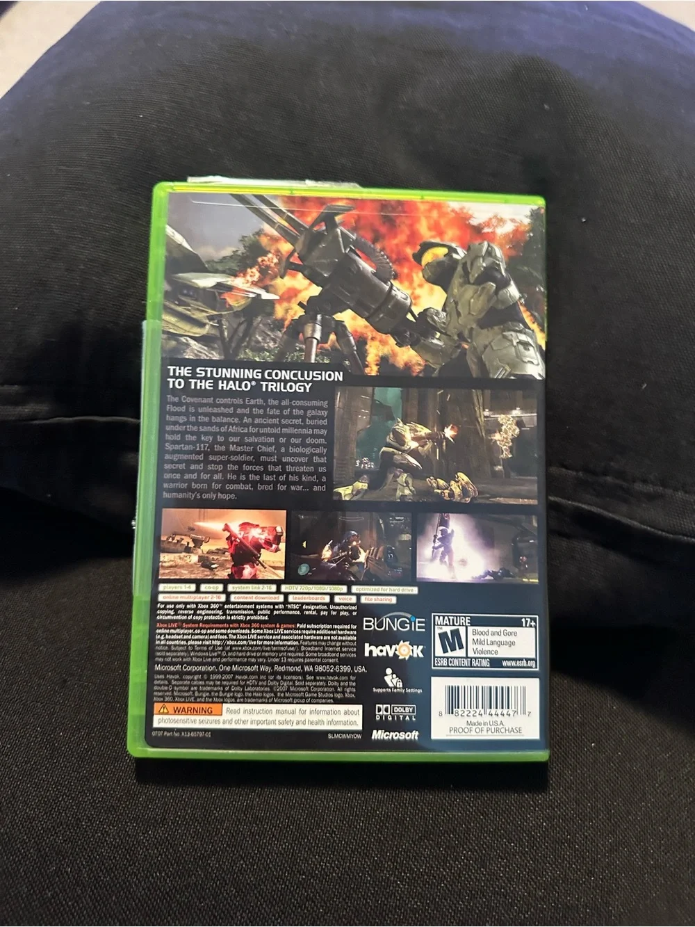 Halo 3 Video Game - Green Case